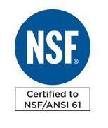 NSF/ANSI 61 certified