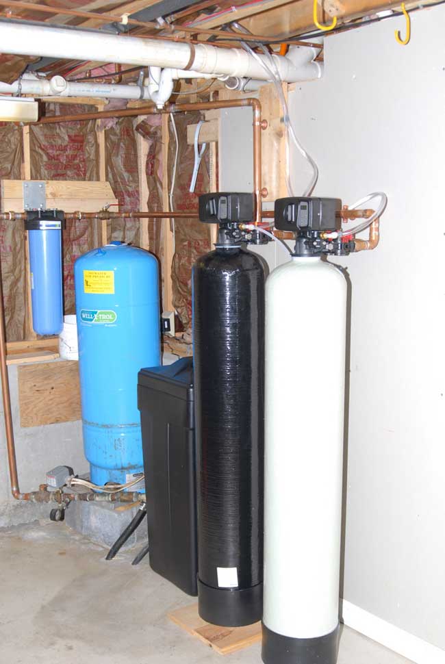 Pictured: Softener Plus 48K 10x54 (left) and Neutralizer Filter Plus 1.5CF (10x54) (right)